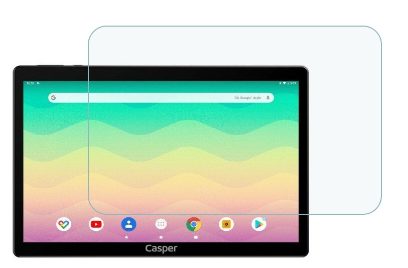 Casper L20 10.1 inç Tablet Ekran Koruyucu Flexible Nano